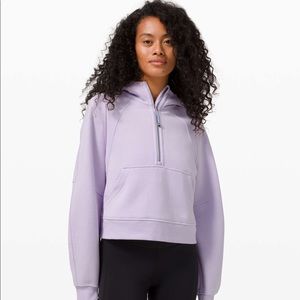 NWT!Lululemon scuba oversized 1/2 zip hoodie M/L